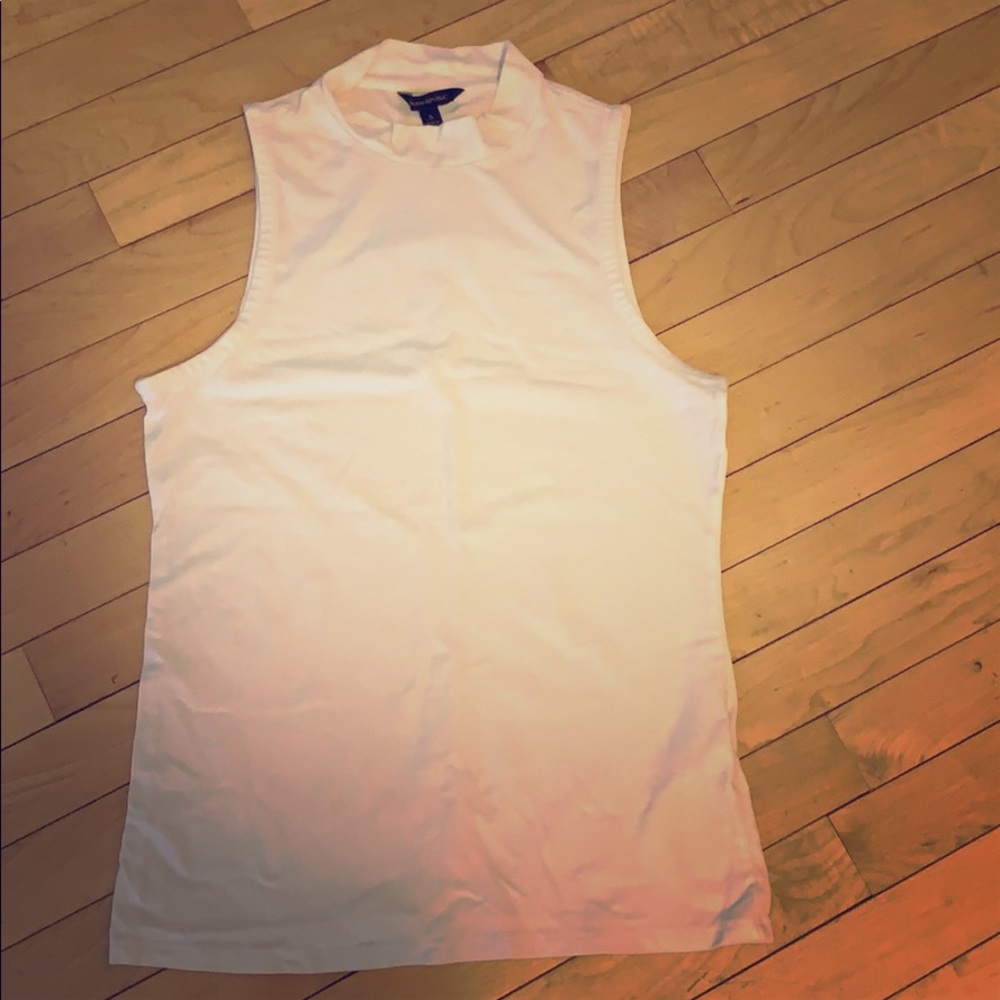 Banana republic mock neck sleeveless top